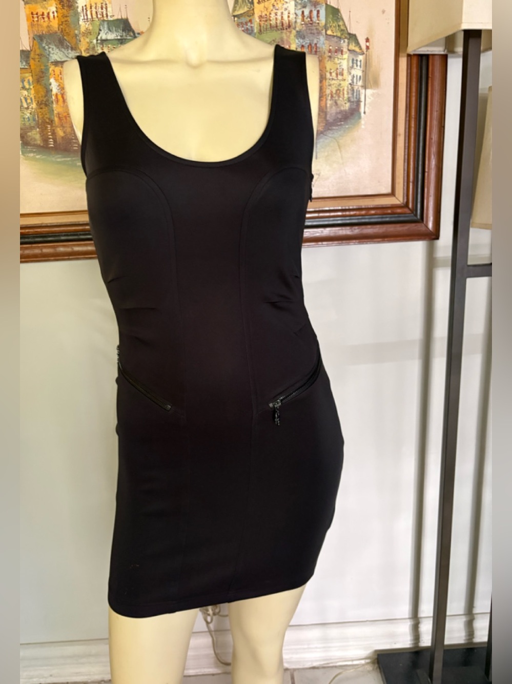 Guess Little Dark Brown Dress Front with Pockets Accent Size 3